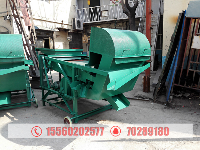 廣東小型糧食篩分拋糧機(jī)已發(fā)貨，張經(jīng)理請注意